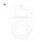 Минифото #3 товара Светильник MS-DROP-BUILT-R105-14W Warm2700 (WH, 85 deg, 230V) (Arlight, IP54 Металл, 5 лет)