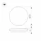 Минифото #7 товара Светильник CL-FRISBEE-DIM-R380-25W Day4000-MIX (WH, 180 deg, 230V) (Arlight, IP54 Пластик, 3 года)