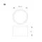 Минифото #3 товара Светильник SP-BISCOTTO-R140-15W Warm3300-MIX (BK-GD, 80 deg, 230V) (Arlight, IP54 Металл, 5 лет)