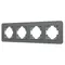 Минифото #1 товара Рамка стеклянная FRM-OMALI-SFGS-4-GR (Arlight, -)