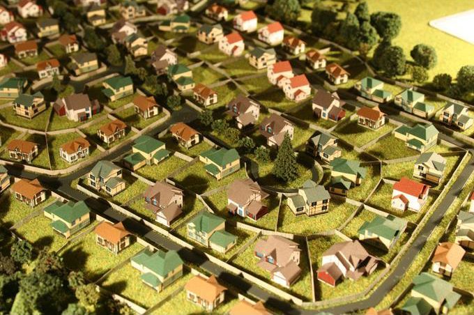 Макет Коттеджный посёлок Ла-Манш Макет Коттеджный посёлок Ла-Манш