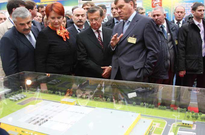 Демонстрация макета со светодиодной подсветкой Демонстрация макета со светодиодной подсветкой