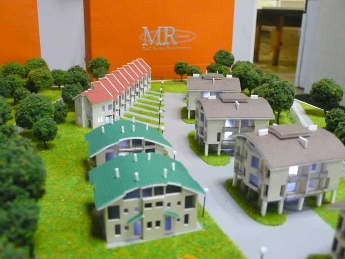 Архитектурно–планировочный макет клубного поселка со светодиодным освещением Архитектурно–планировочный макет клубного поселка со светодиодным освещением